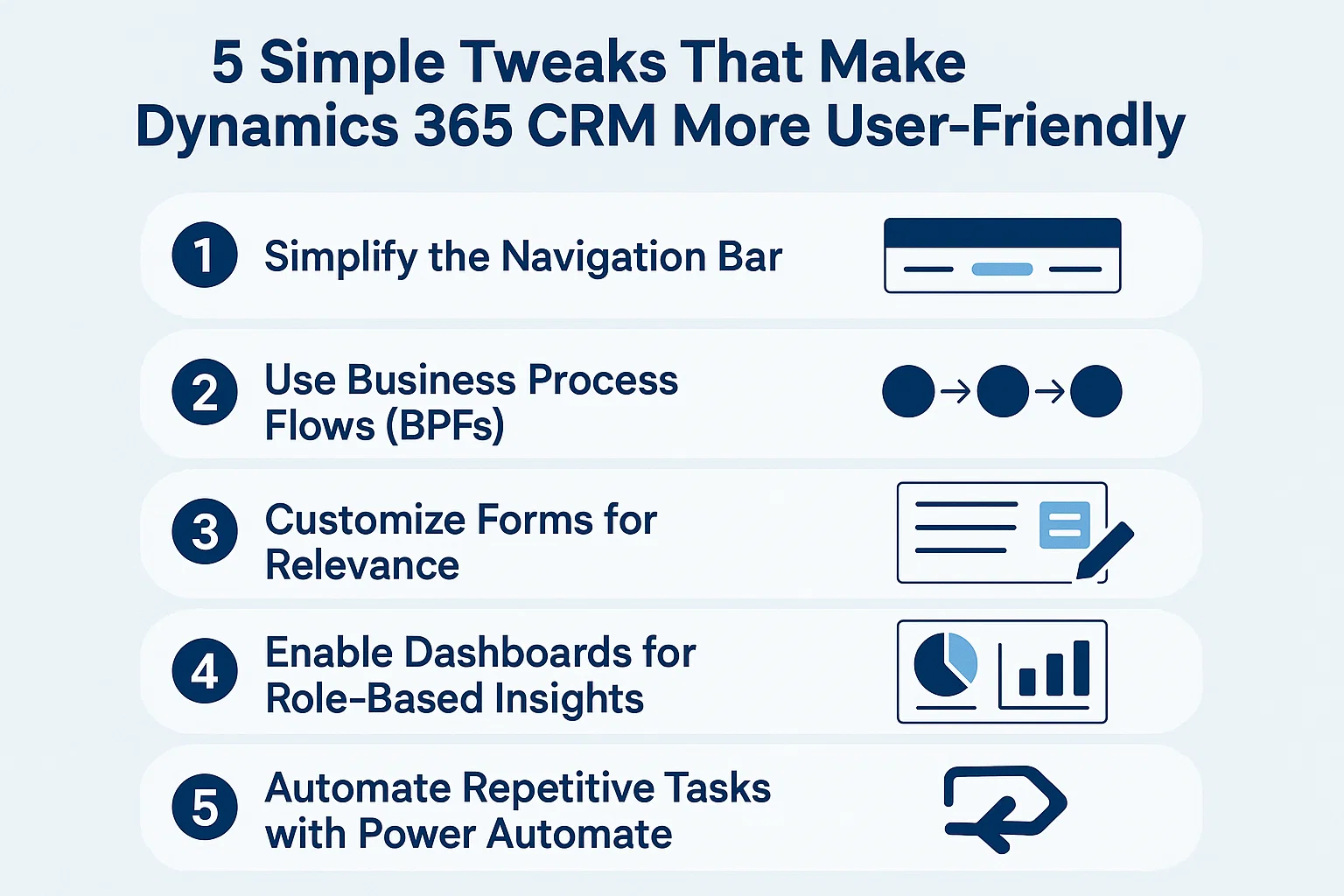 5 Simple Tweaks That Make Dynamics 365 CRM More User-Friendly