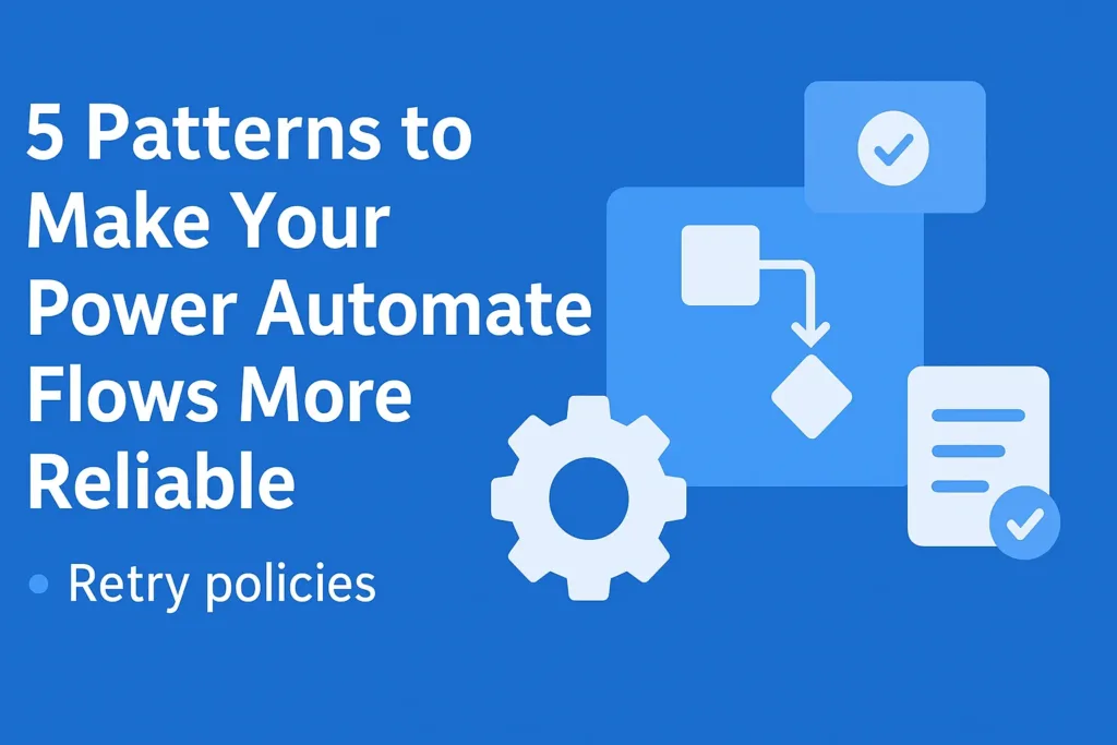 Power Automate flows pattern