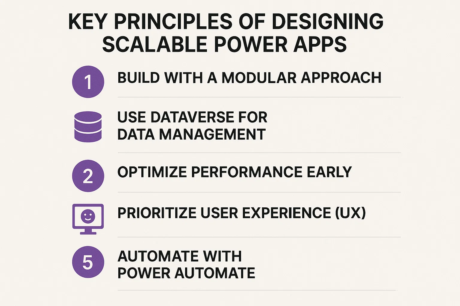 Key Principles of Designing Scalable Power Apps