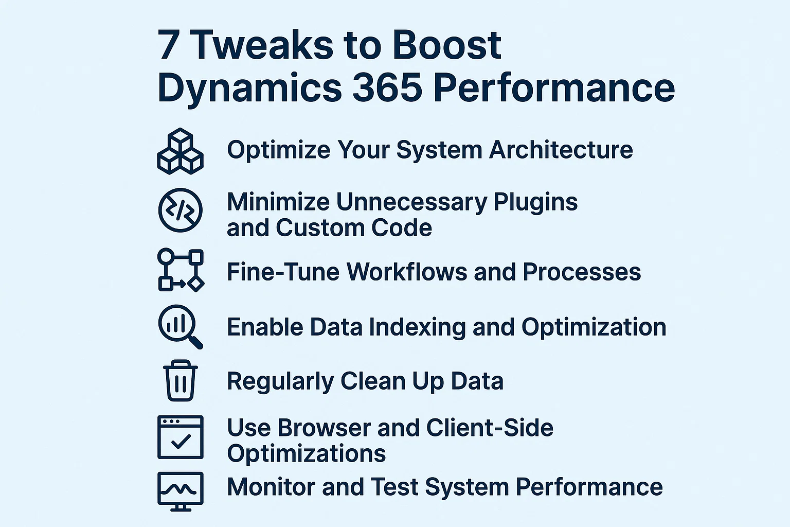 Dynamics 365 Performance Tuning: 7 Tweaks - Sky Soft Connections