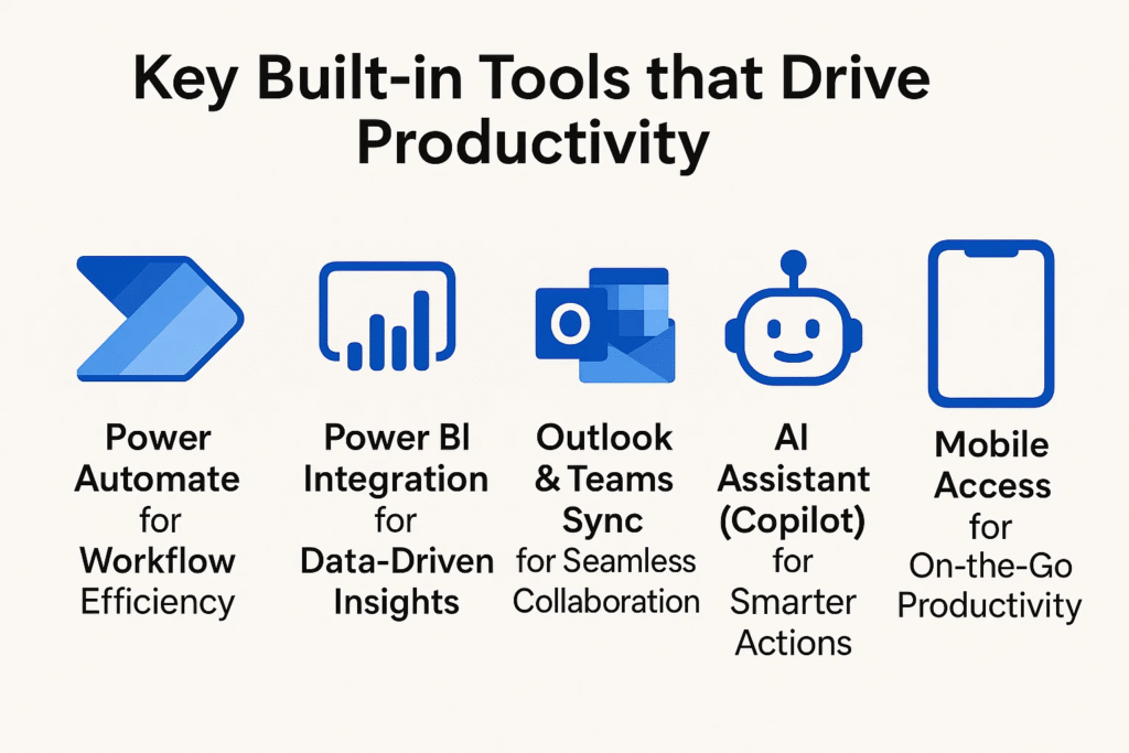 Key Built-in Tools that Drive Productivity