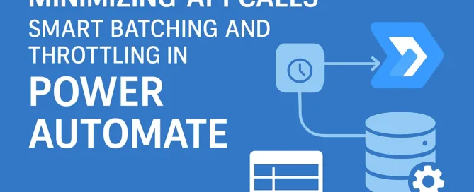 Power Automate API Calls Optimization
