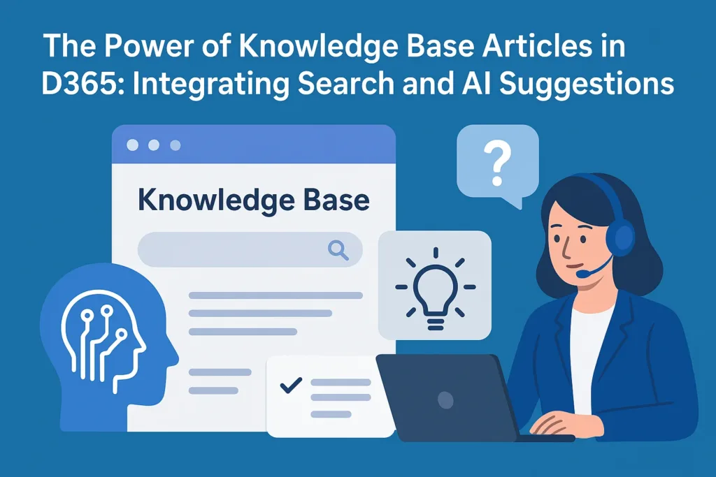 The Power of Knowledge Base Articles in D365