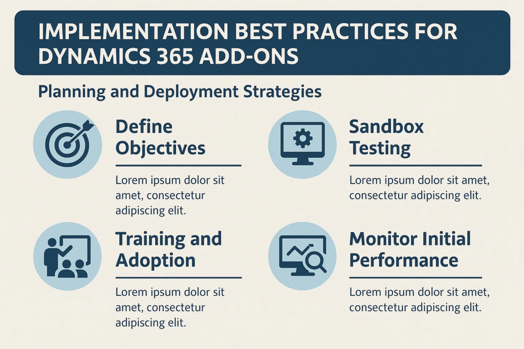 Implementation Best Practices for Dynamics 365 Add-Ons
