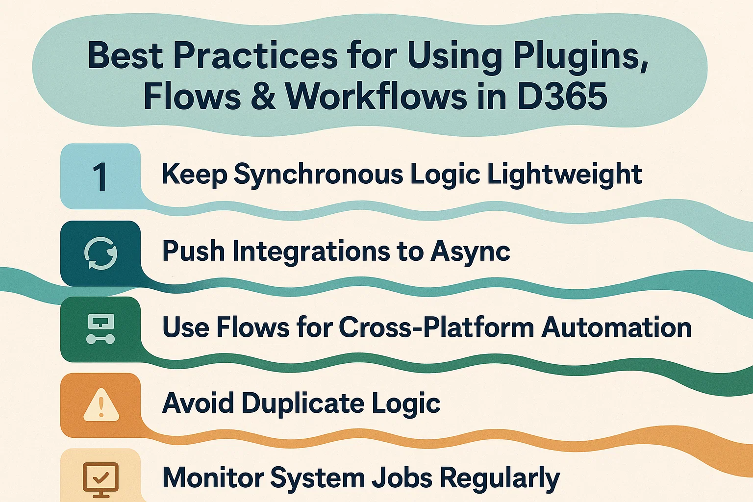 Best Practices for Using Plugins, Flows & Workflows