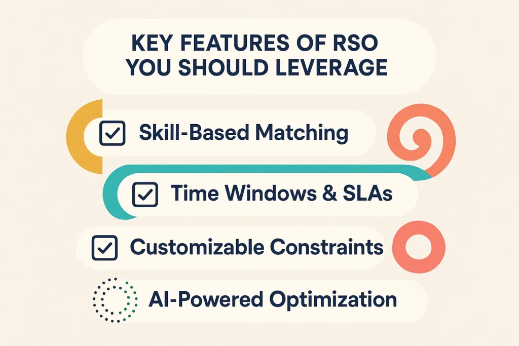 visual  representation of Key Features of RSO You Should Leverage