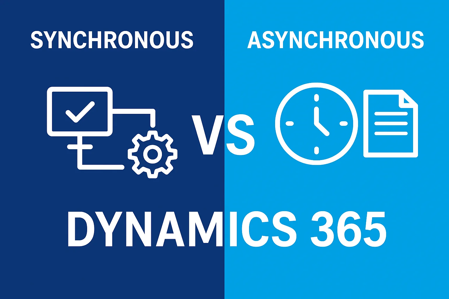 Synchronous vs Asynchronous Dynamics 365