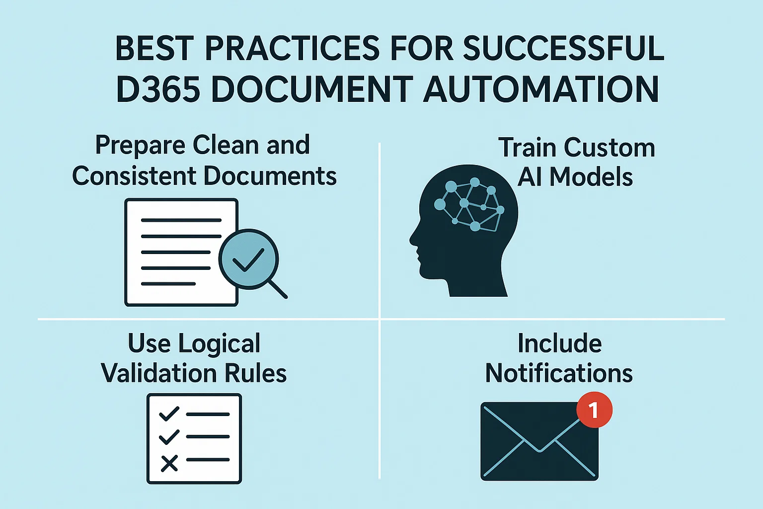 Best Practices for Successful D365 Document Automation
