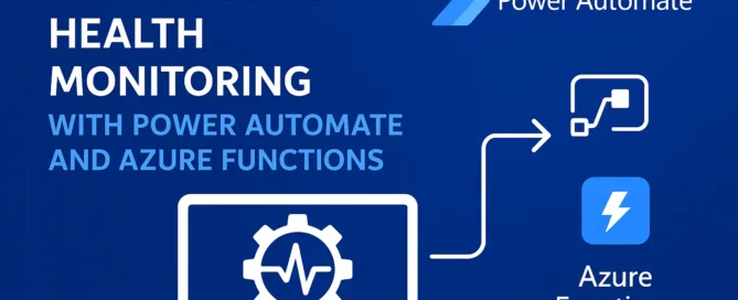 Dynamics 365 health monitoring