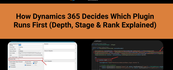 Dynamics 365 Plugin Execution