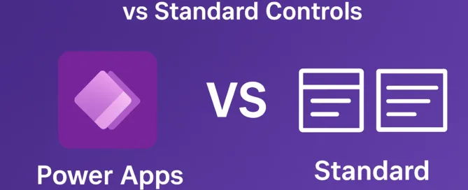 Power Apps Component Framework vs Standard Controls