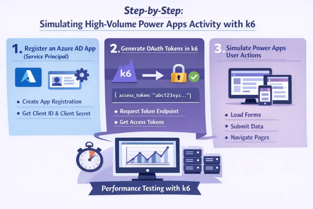 Step-by-Step: Simulating High-Volume Power Apps Activity with k6
