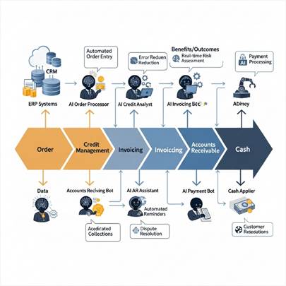 How AI Agents Work in the Order-To-Cash (OTC) Process