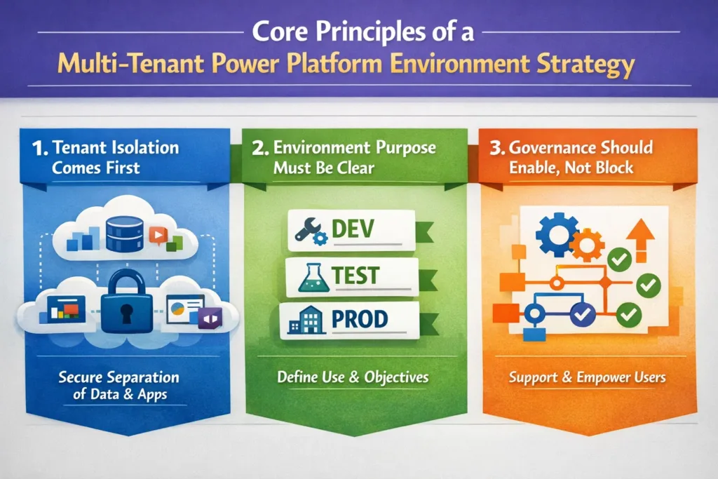 Core Principles of a Multi-Tenant Power Platform Environment Strategy