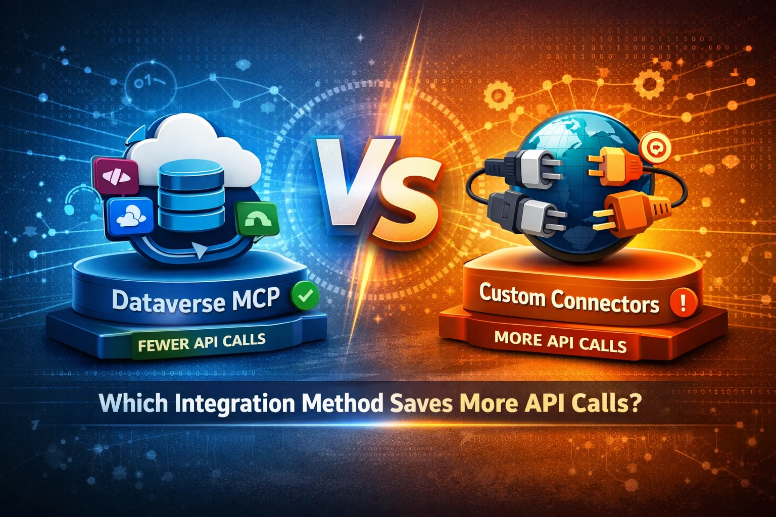 Dataverse MCP vs Custom Connectors