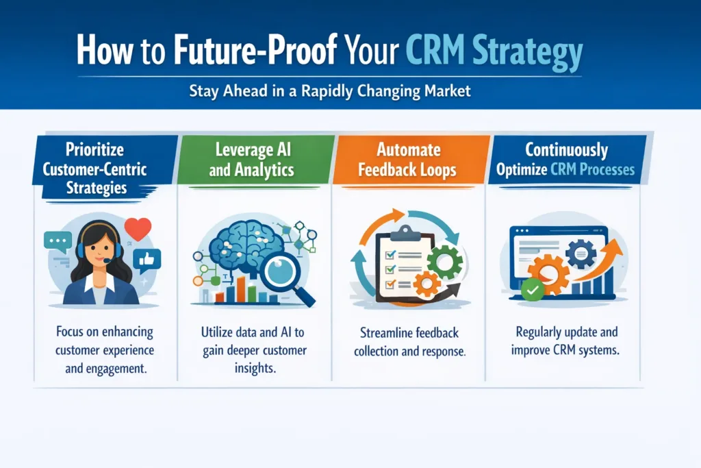 visual representation of How to Future-Proof Your CRM Strategy