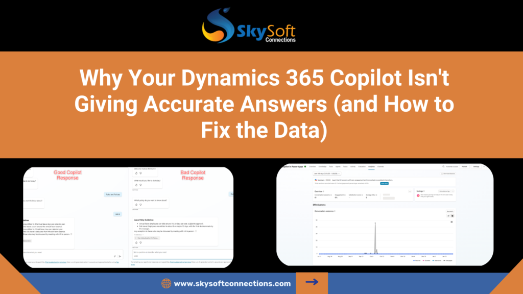 Dynamics 365 Copilot data accuracy