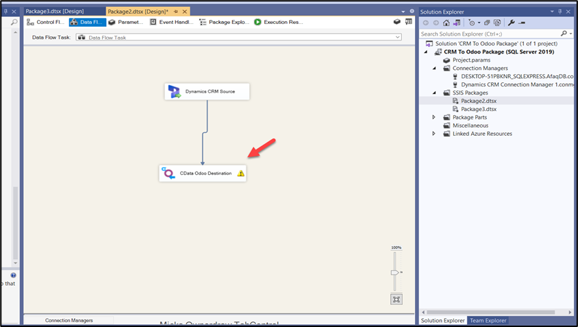 Using the CData Odoo Connector (Paid Connector)