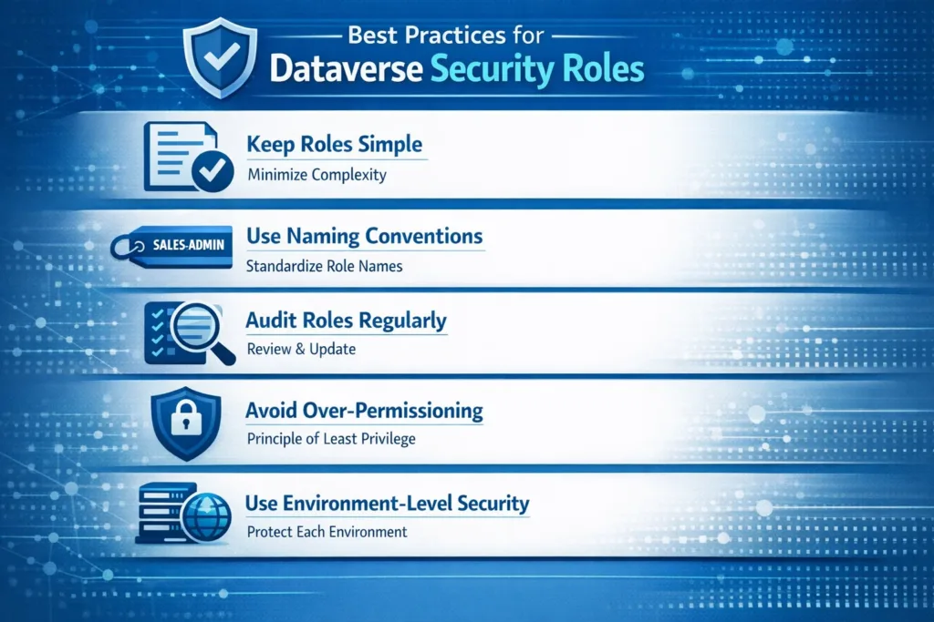 Best Practices for Dataverse Security Roles