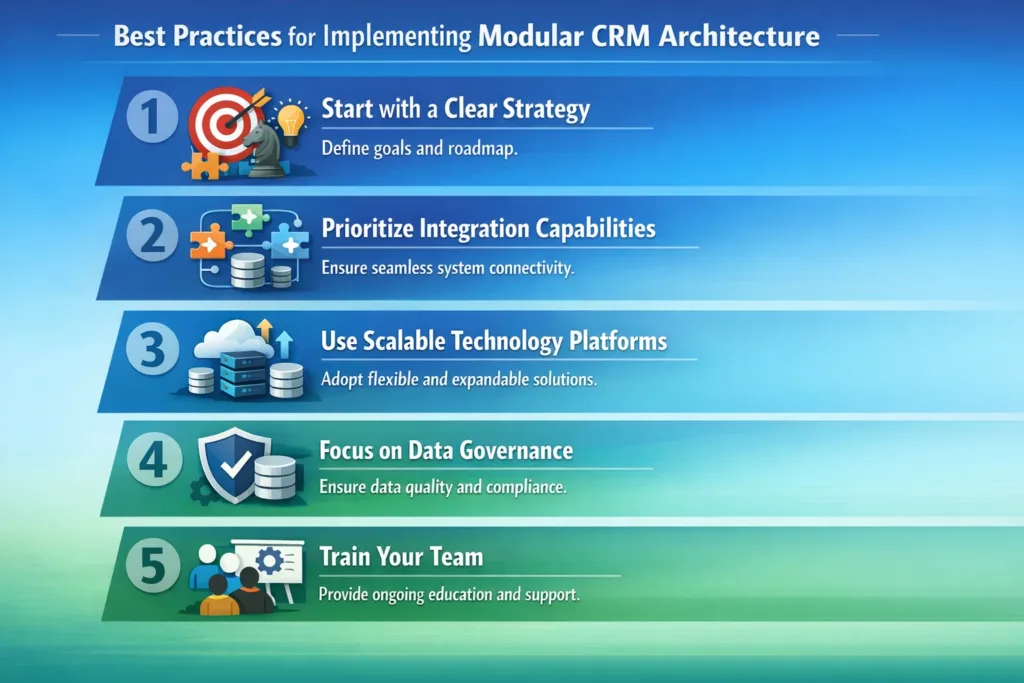 Best Practices for Implementing Modular CRM Architecture