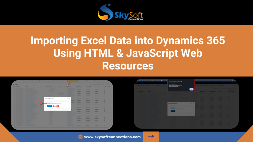 Import Excel Data into Dynamics 365