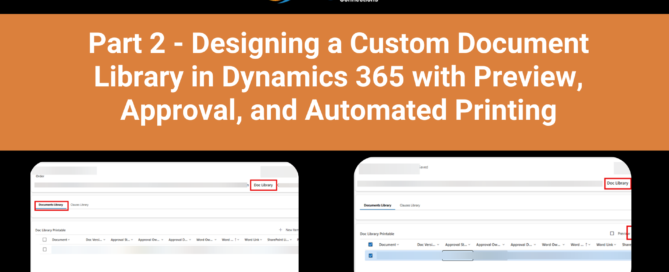 Custom Document Library in Dynamics 365