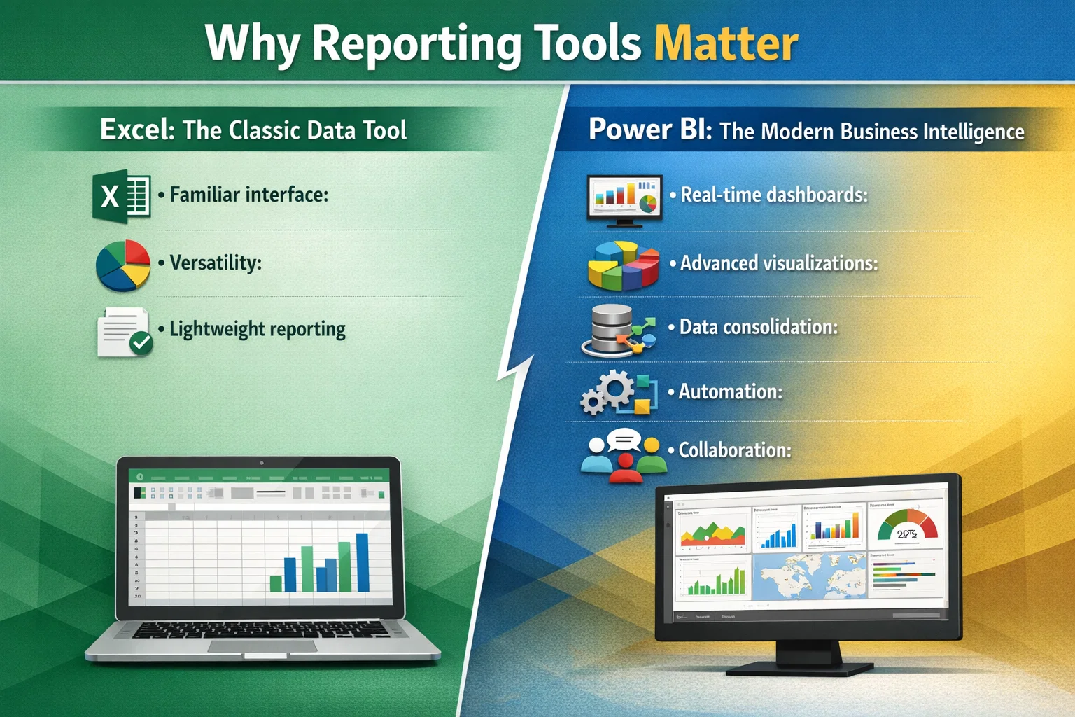 visual representation of Why Reporting Tools Matter