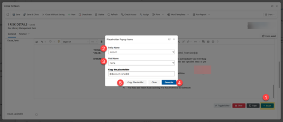 Custom Placeholder Insertion Experience 