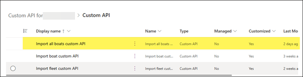 Custom APIs (Cross-Tenant) in dynamics documents