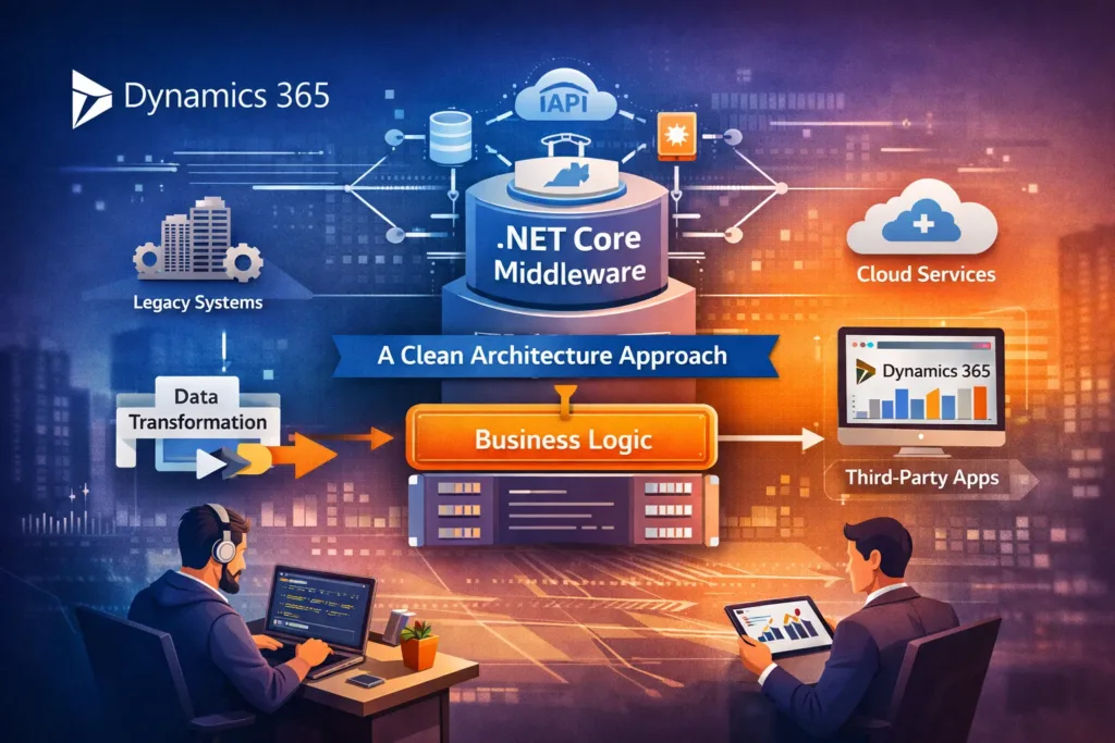 Dynamics 365 .NET Core Middleware Integration