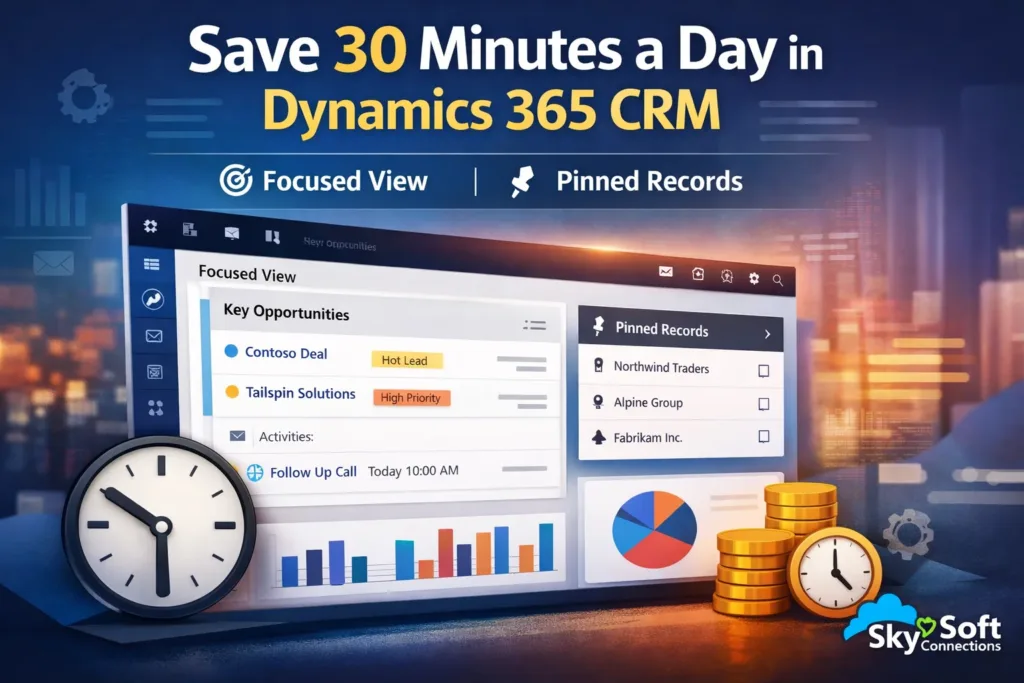 Focused View & Pinned Records in Dynamics Crm
