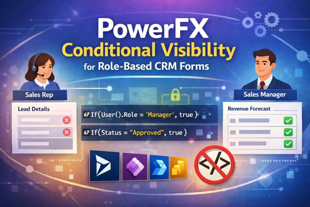 PowerFX Conditional Visibility in CRM