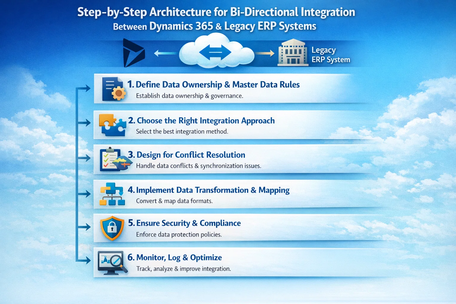 Step-by-Step Architecture for Bi-Directional Integration