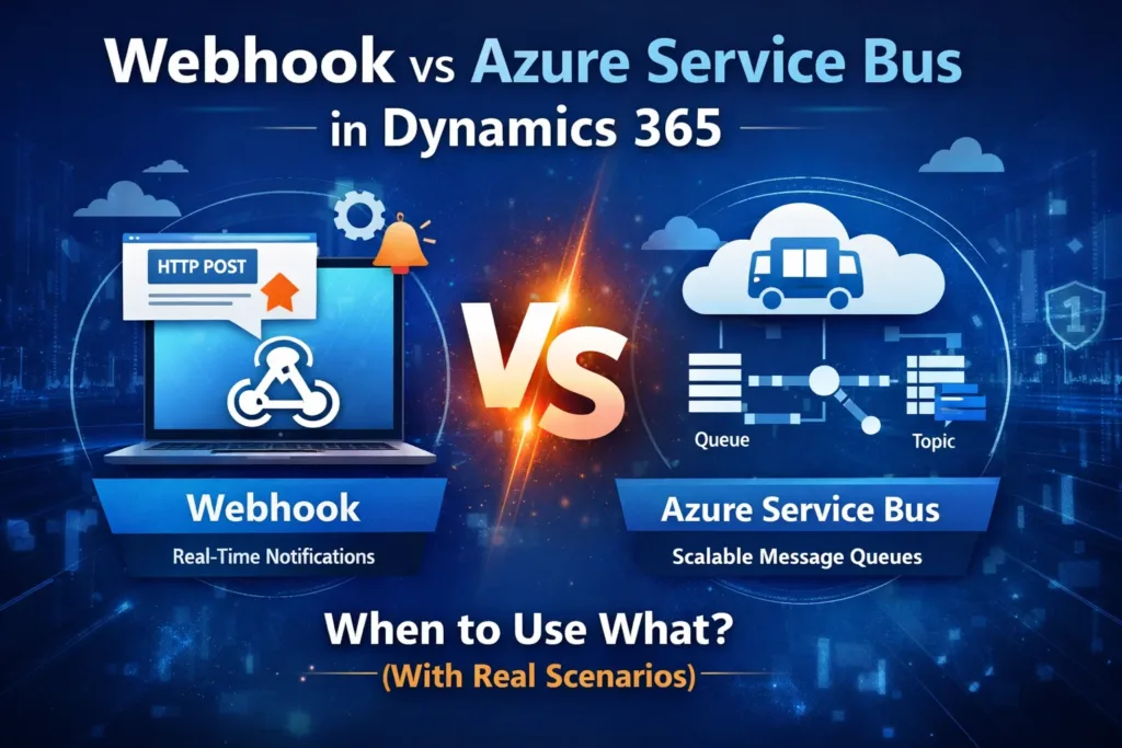 Webhook vs Azure Service Bus in Dynamics 365