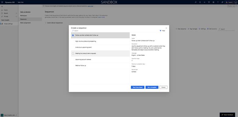 visual representation of Step-by-Step: Building Your First High-Velocity Sequence in Dynamics 365