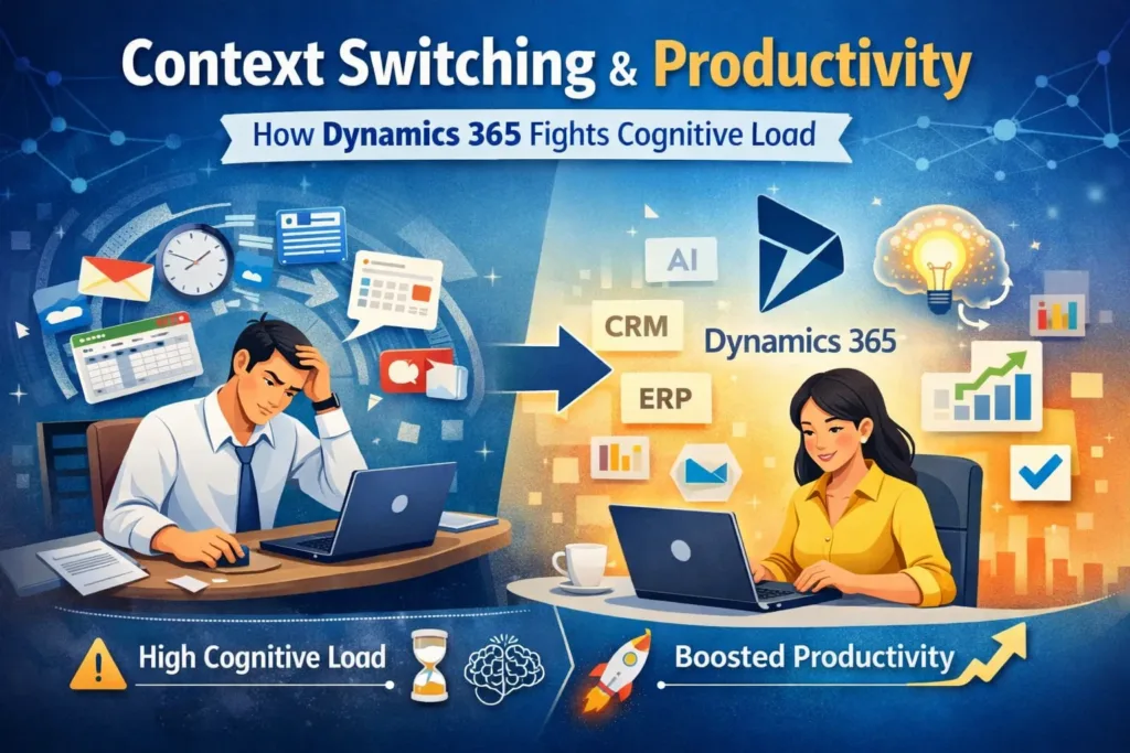Context Switching Productivity Dynamics 365