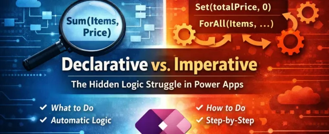 Declarative vs Imperative Power Apps