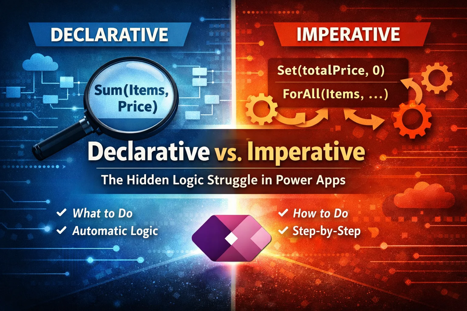 Declarative vs Imperative Power Apps