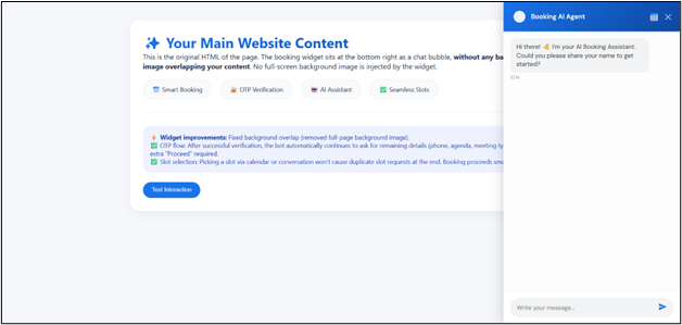 Screen 1: The AI Conversation
