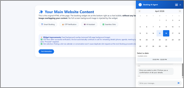 ● Screen 3: The Calendar Overlay