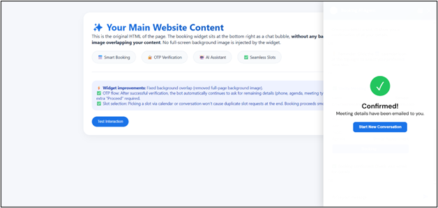 Screen 4: Success State