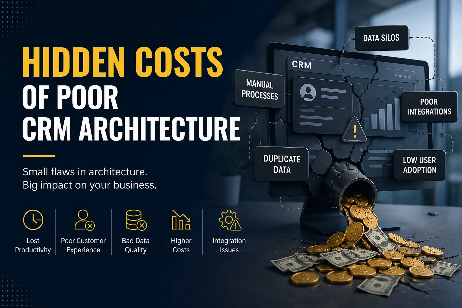 Hidden Costs of Poor CRM Architecture