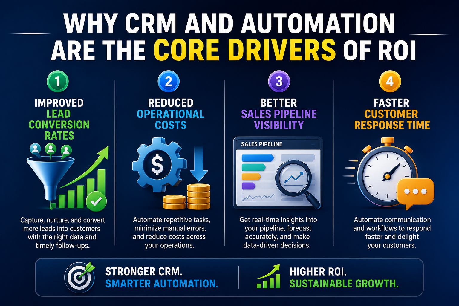 Why CRM and Automation Are the Core Drivers of ROI