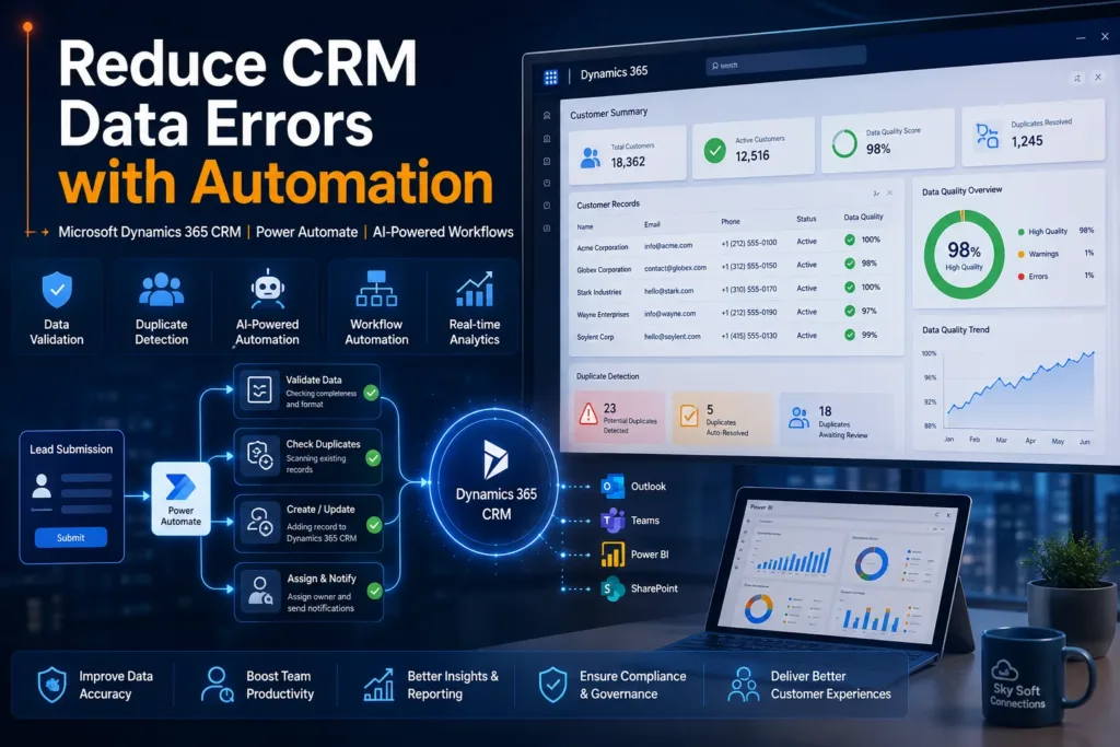 CRM Data Errors Using Automation