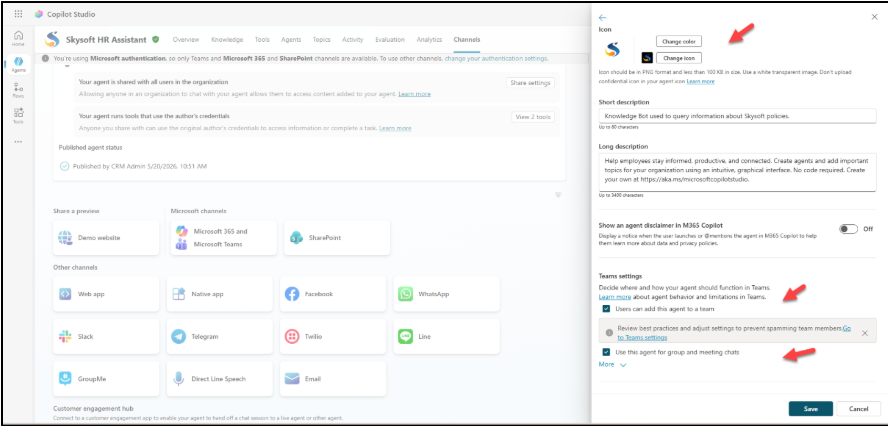 HR Support Assistant Copilot Studio