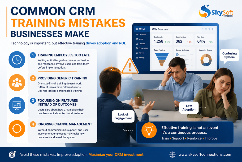 Common CRM Training Mistakes Businesses Make