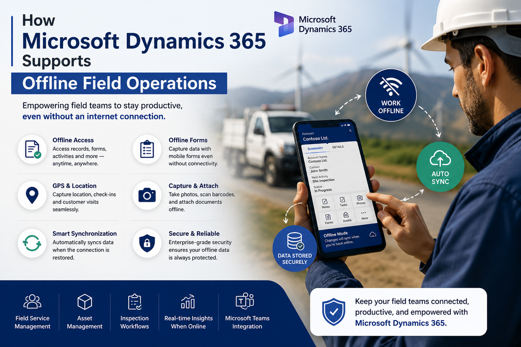 How Microsoft Dynamics 365 Supports Offline Field Operations