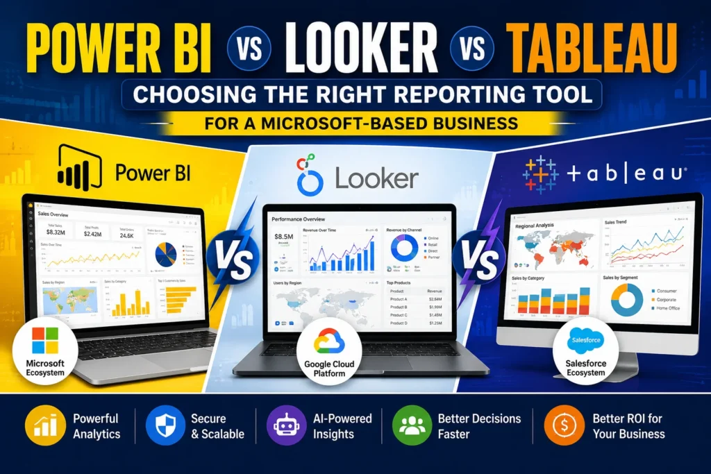 Power BI vs Looker vs Tableau
