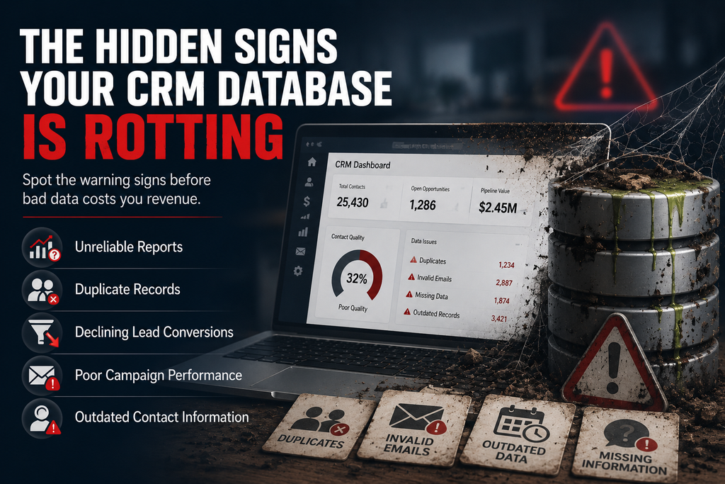 visual representation for The Hidden Signs Your CRM Database Is Rotting