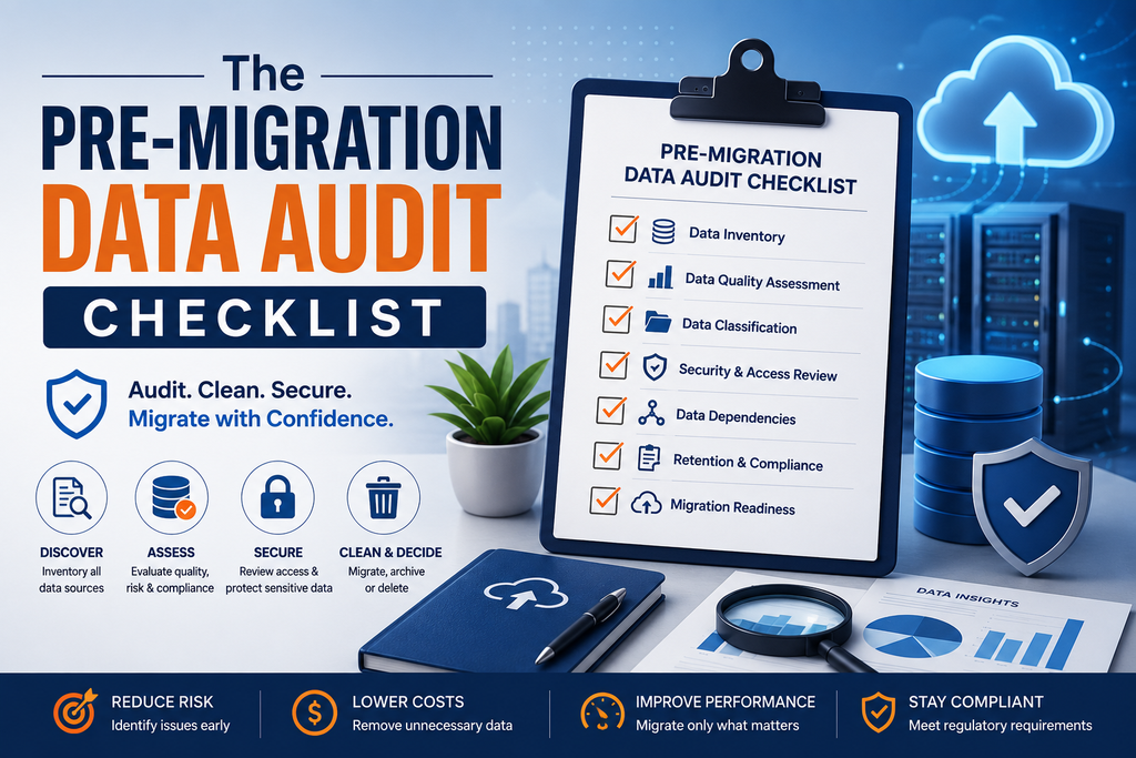 visual representation of The Pre-Migration Data Audit Checklist